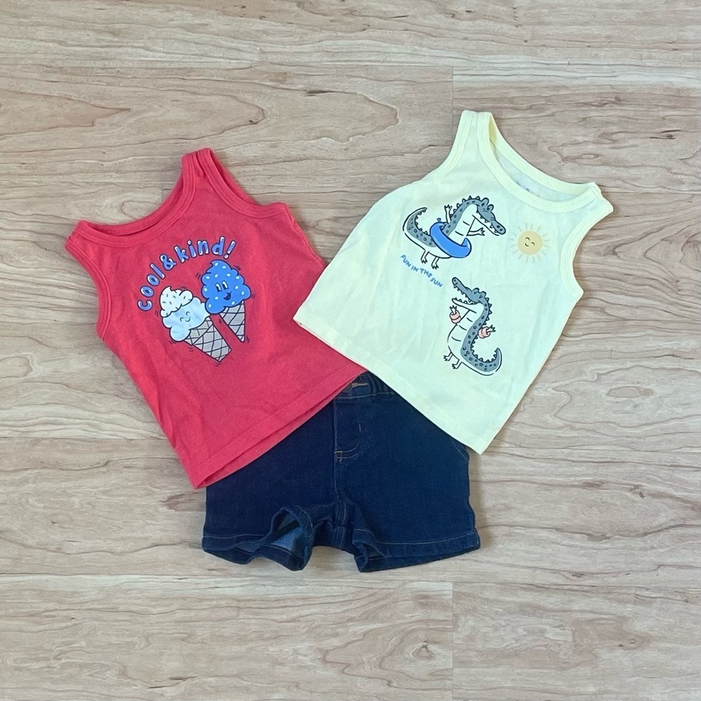 🧸Garanimals Summer Outfits Size 6-9 Months - Picture 2 of 5